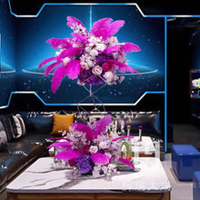 Load image into Gallery viewer, 100 hot pink Ostrich feathers for wedding centerpiece