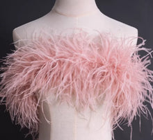 Load image into Gallery viewer, Dusty Pink Fashion Ostrich Feather Boa Costume Dance Party Decoration