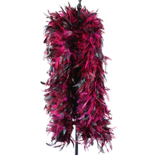 Load image into Gallery viewer, hot pink feather boa for 1920s Gatsby, Halloween, Christmas, Wedding, Stage Performance, Photo Prop, Bachelorette Party.