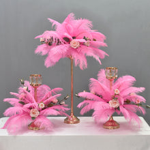 Load image into Gallery viewer, Pink ostrich feather for wedding centerpiece