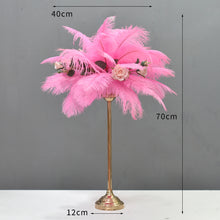 Load image into Gallery viewer, 100 Pink Ostrich feathers for wedding centerpieces