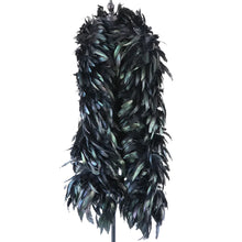 Load image into Gallery viewer, black feather boa for 1920s Gatsby, Halloween, Christmas, Wedding, Stage Performance, Photo Prop, Bachelorette Party.