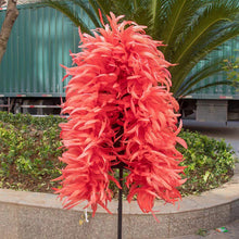 Load image into Gallery viewer, Coral Red Fluffy Feather Boa for Holiday Party Photo Prop