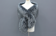 Load image into Gallery viewer, bridal wedding faux fur wrap shawl stole shrug