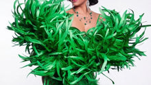 Load image into Gallery viewer, Bright Green Thick Feather Boa Halloween Party & Burlesque Show Accessory