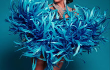 Load image into Gallery viewer, Turquoise Marabou Feather Boa for Dance Party Costume & Stage Performance