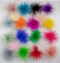 Load image into Gallery viewer, 1 PCS Antique Off White Ostrich Feathers hair clip pin, Art Deco Dress Clip, Bridal, Wedding, Various Styles