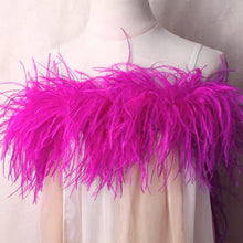 Load image into Gallery viewer, Hot pink ostrich feather boa, eye-catching feather scarf for burlesque, parties and statement outfits