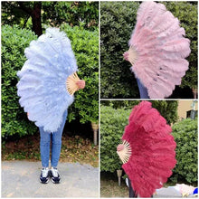 Load image into Gallery viewer, ostrichfeatherfan70cm - Dancefeathers