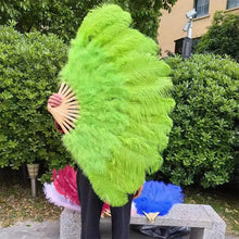 Load image into Gallery viewer, ostrichfeatherfangreen70cm - Dancefeathers