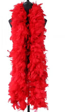 Load image into Gallery viewer, Bright Red Marabou Feather Boa Carnival Parade & Stage Dance Prop