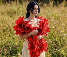 Load image into Gallery viewer, Deluxe 200g Turkey Feather Boa – 2 Yards of Luxury for Stage & Performance