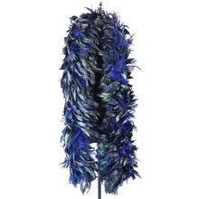 Load image into Gallery viewer, royal blue feather boa for 1920s Gatsby, Halloween, Christmas, Wedding, Stage Performance, Photo Prop, Bachelorette Party.