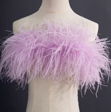 Load image into Gallery viewer, ostrich feather boa for a vintage 1920s Gatsby party or burlesque performance