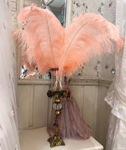 Load image into Gallery viewer, 100 Blush Pink Ostrich feathers for wedding centerpiece - Dancefeather