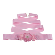 Load image into Gallery viewer, Wedding Belt, Bridal Belt Sash, Rhinestone Belt, Wedding Dress Belt , Crystal Bridal Belt, Thin Bridal Belt, Bridal Belt Clasp - Dancefeather