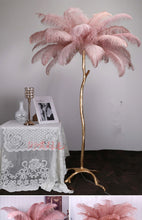 Load image into Gallery viewer, 100 Dusky Pink Ostrich feathers for wedding centerpiece - Dancefeather