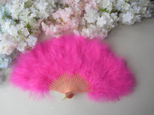 Load image into Gallery viewer, 50x30cm wedding bridal bouquet Feather Fan Burlesque Dance feather fan Bridal Bouquet