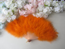 Load image into Gallery viewer, 50x30cm wedding bridal bouquet Feather Fan Burlesque Dance feather fan Bridal Bouquet