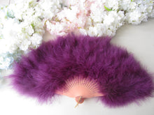 Load image into Gallery viewer, 50x30cm wedding bridal bouquet Feather Fan Burlesque Dance feather fan Bridal Bouquet