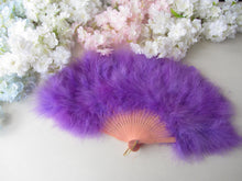 Load image into Gallery viewer, 50x30cm wedding bridal bouquet Feather Fan Burlesque Dance feather fan Bridal Bouquet
