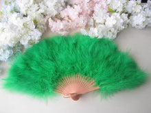 Load image into Gallery viewer, 50x30cm wedding bridal bouquet Feather Fan Burlesque Dance feather fan Bridal Bouquet