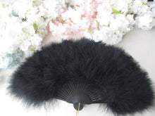Load image into Gallery viewer, 50x30cm wedding bridal bouquet Feather Fan Burlesque Dance feather fan Bridal Bouquet