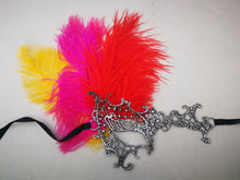Load image into Gallery viewer, Man Women couple feather party event Masquerade Masks - Dancefeather
