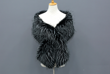 Load image into Gallery viewer, Small Size 5-12Years girl Child 10x58inch Blush Beige Nude Wedding Bridal Flower Girl Child Faux Fur Stole Wrap Shawl Cape