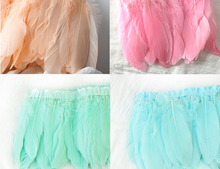 Load image into Gallery viewer, 2Yards 10-15cm wide Turkey feather trimming - Dancefeather