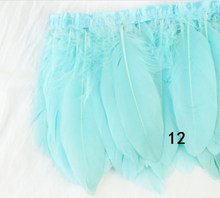 Load image into Gallery viewer, 2Yards 10-15cm wide Turkey feather trimming - Dancefeather