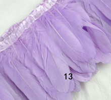 Load image into Gallery viewer, 2Yards 10-15cm wide Turkey feather trimming - Dancefeather