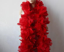 Load image into Gallery viewer, 160g Large 2Yards Turkey Marabou feather Boa Dance Chand white black red orange turquoise green yellow - Dancefeather