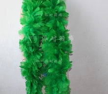 Load image into Gallery viewer, 160g Large 2Yards Turkey Marabou feather Boa Dance Chand white black red orange turquoise green yellow - Dancefeather