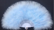 Load image into Gallery viewer, 50x30cm wedding bridal bouquet Feather Fan Burlesque Dance feather fan Bridal Bouquet