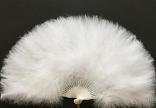 Load image into Gallery viewer, 50x30cm wedding bridal bouquet Feather Fan Burlesque Dance feather fan Bridal Bouquet