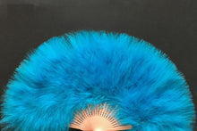 Load image into Gallery viewer, 50x30cm wedding bridal bouquet Feather Fan Burlesque Dance feather fan Bridal Bouquet