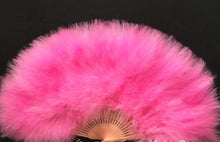 Load image into Gallery viewer, 50x30cm wedding bridal bouquet Feather Fan Burlesque Dance feather fan Bridal Bouquet