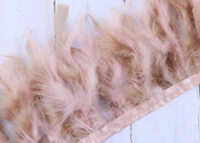 Load image into Gallery viewer, 2Yards 10-15cm wide Turkey feather trimming