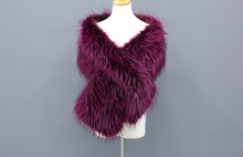 Load image into Gallery viewer, bridal wedding faux fur wrap shawl stole shrug