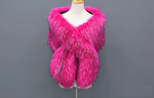 Load image into Gallery viewer, bridal wedding faux fur wrap shawl stole shrug