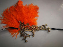 Load image into Gallery viewer, Women couple feather party event Masquerade Masks - Dancefeather