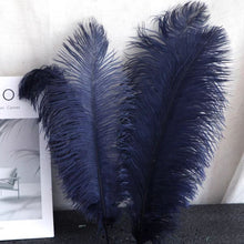 Load image into Gallery viewer, 100/lot One color Ostrich feathers for wedding centerpiece DIY Hat Milliery
