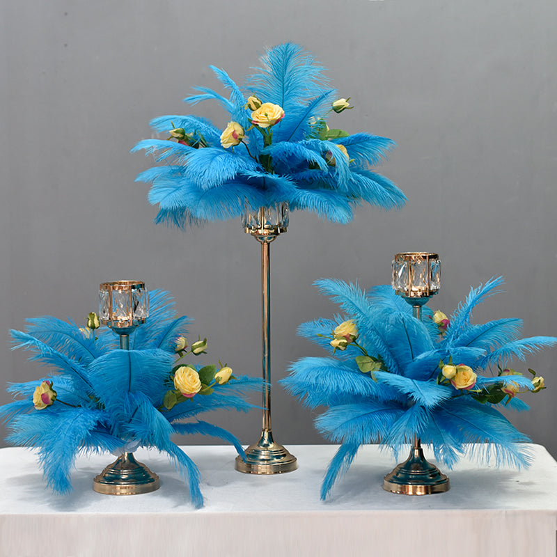 100 Turquoise Ostrich feathers for wedding centerpieces