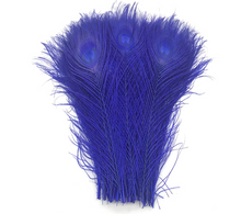 Load image into Gallery viewer, 12PCS 10inch Peacock Feathers  for wedding centerpiece Halloween Costumes Craft Bridal Vases DIY Home Decor
