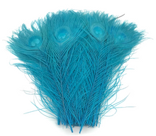 Load image into Gallery viewer, 12PCS 10inch Peacock Feathers  for wedding centerpiece Halloween Costumes Craft Bridal Vases DIY Home Decor
