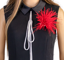 Load image into Gallery viewer, 1 PCS Antique Off White Ostrich Feathers hair clip pin, Art Deco Dress Clip, Bridal, Wedding, Various Styles
