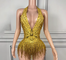 Load image into Gallery viewer, Dancefeathers Burlesque  Party Feather Maxi Dress Skirt
