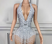 Load image into Gallery viewer, Dancefeathers Burlesque  Party Feather Maxi Dress Skirt
