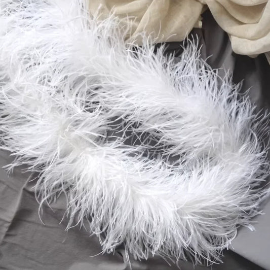 Ostrich Feather Boa for Halloween Cosplay Wedding Party